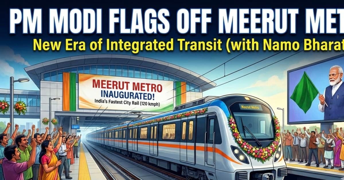 India's Fastest City Rail Flags Off By PM – Viral