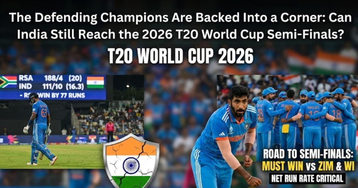 T20 World Cup 2026: Can India Still Make the Semi-Finals? – Cricket