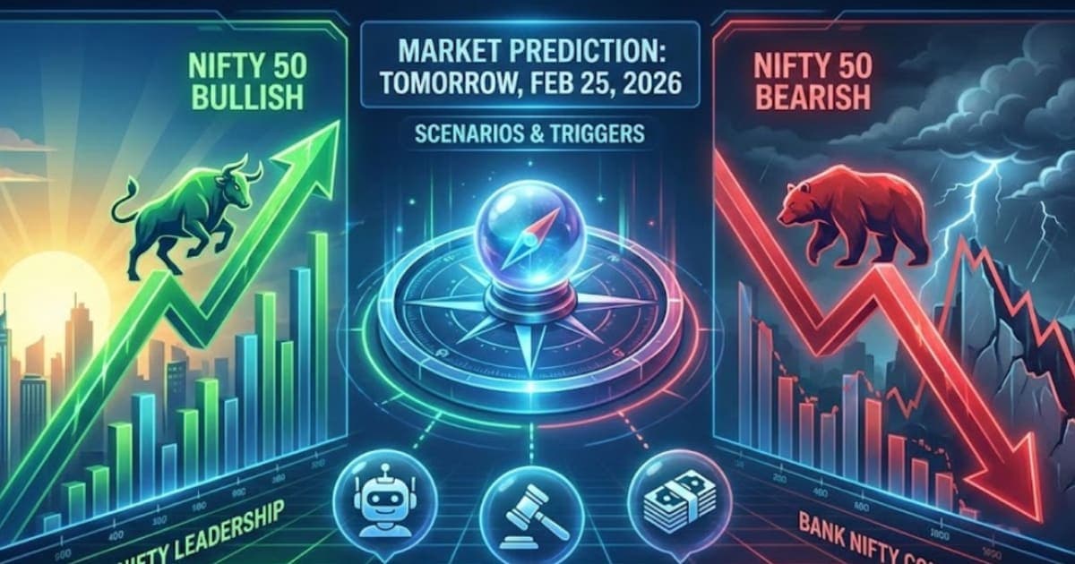 Market Prediction for Tomorrow: Nifty & Bank Nifty (Feb 25) – Business