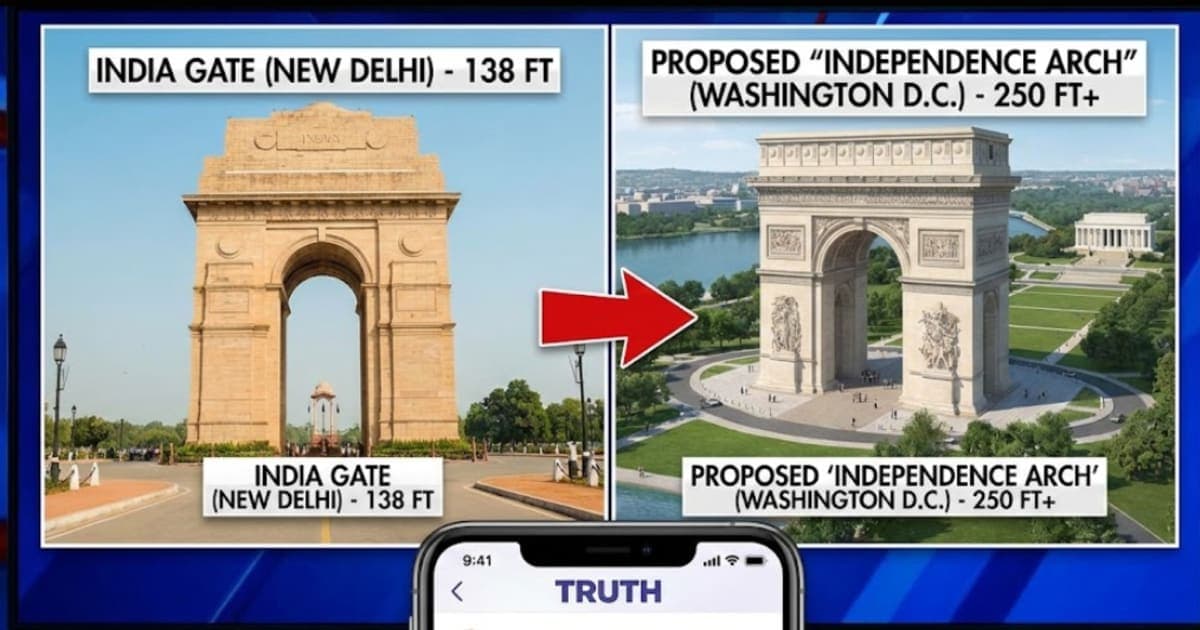 Trump Wants a Bigger India Gate in Washington: Facts Explained – Viral