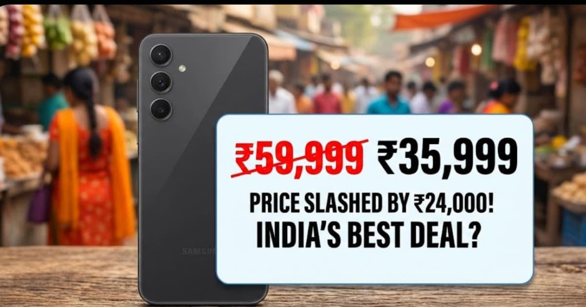 Samsung Galaxy S24 FE Price Slashed by ₹24,000 — Is This  India's Best Budget Phone Deal Right Now?