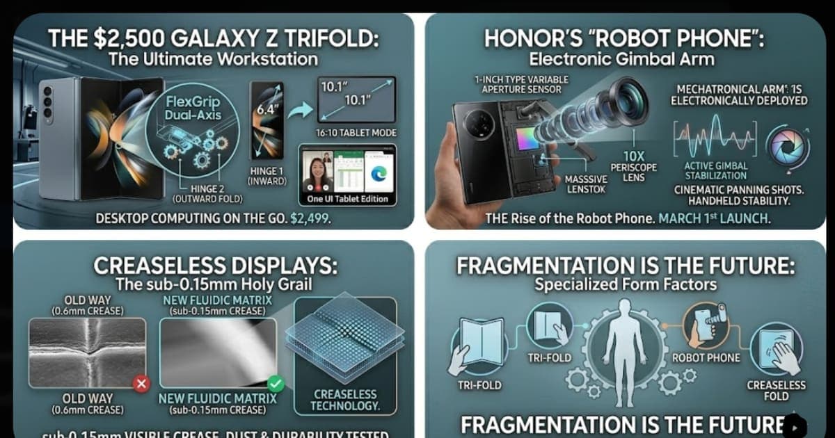 Tri-Fold Phones 2026: Galaxy Z TriFold, Robot Phone & More