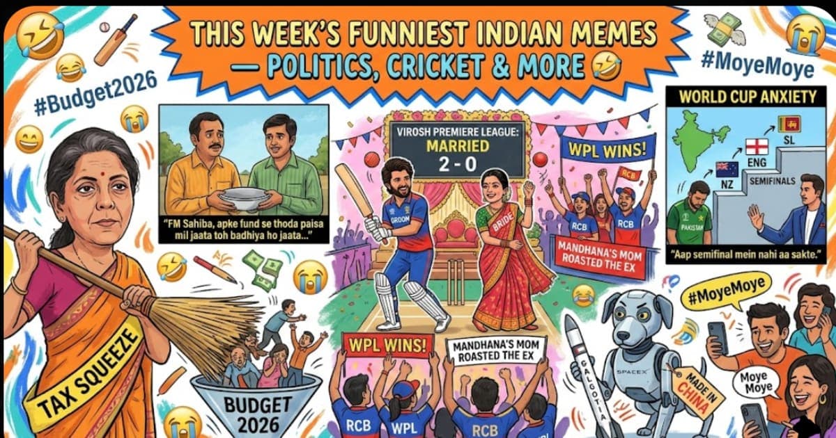 Indian Memes February 2026: Budget, Robot Dog & Cricket