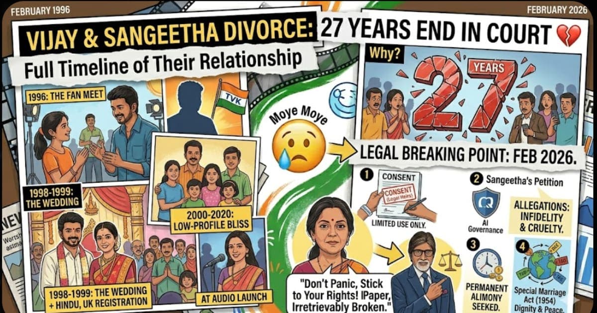 Vijay Sangeetha Divorce 2026: Full Story & Timeline