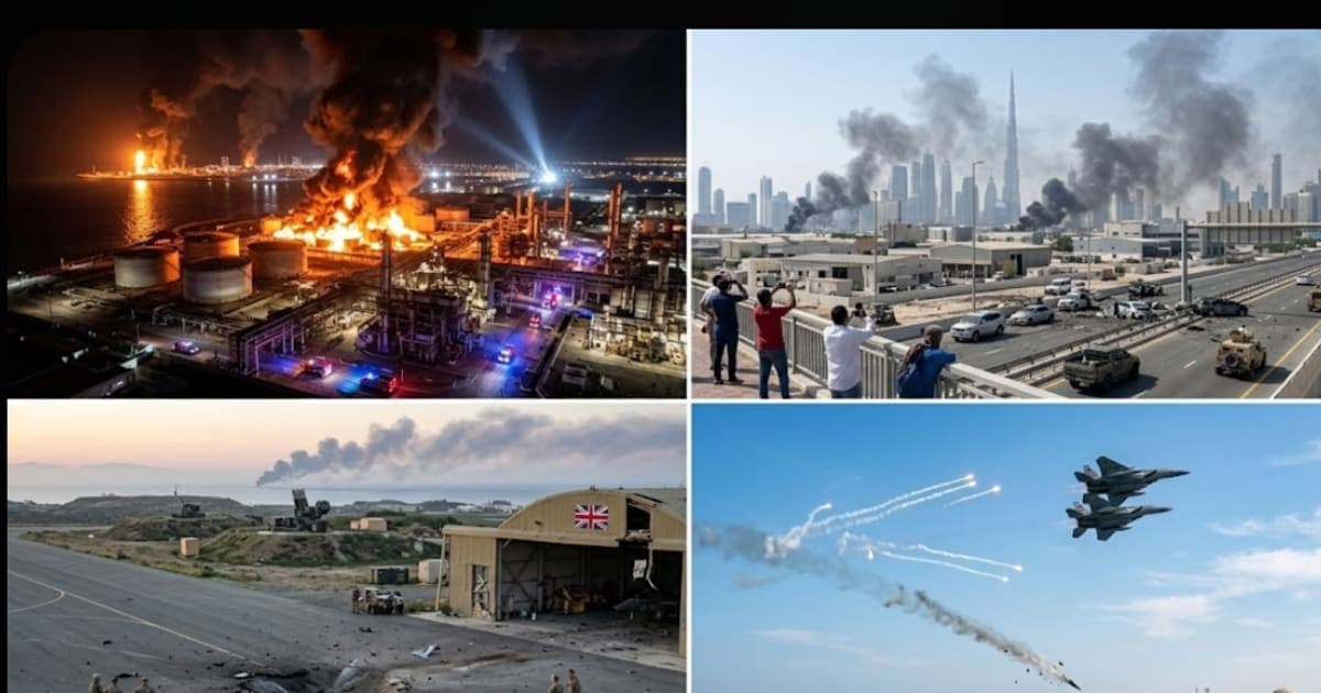 Iran Strikes Saudi Arabia, Dubai, Cyprus and Qatar: Middle East Crisis Escalates | 2026 – War