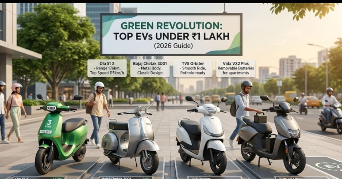 Best Electric Scooters Under 1 Lakh in India 2026: Act Before PM E-DRIVE Subsidy Ends – Electronics