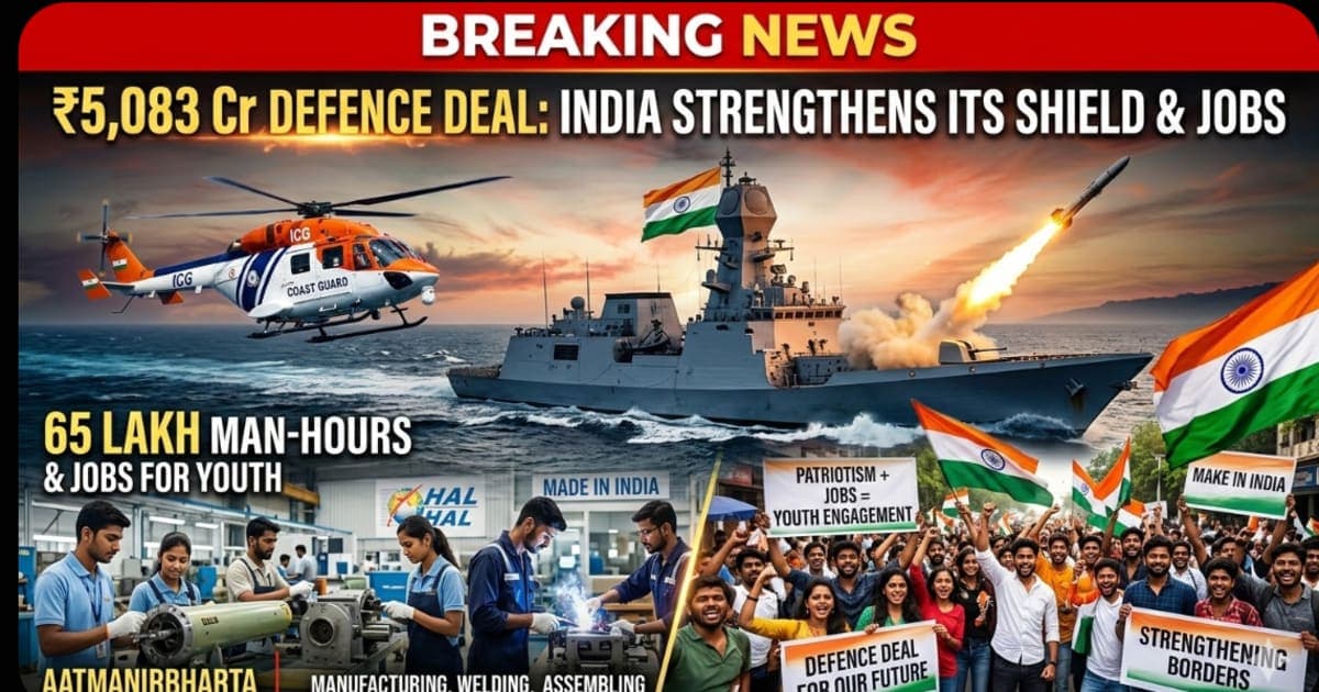 India Orders HAL Choppers, Russian Missiles in ₹5,083 Cr Defense Deal — 65 Lakh Jobs Created  