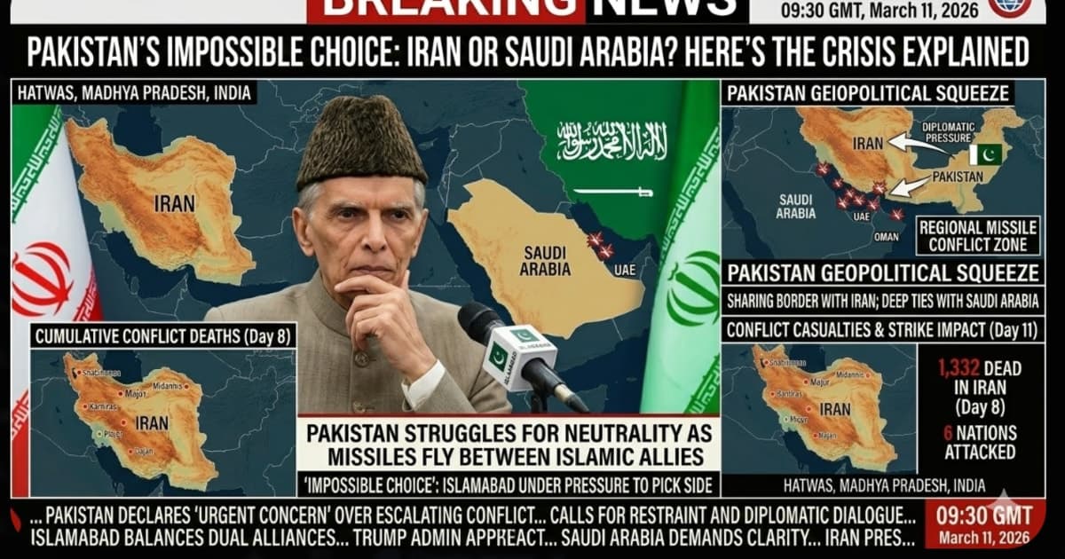 Pakistan's Impossible Choice: Iran or Saudi Arabia? The Crisis Fully Explained – War