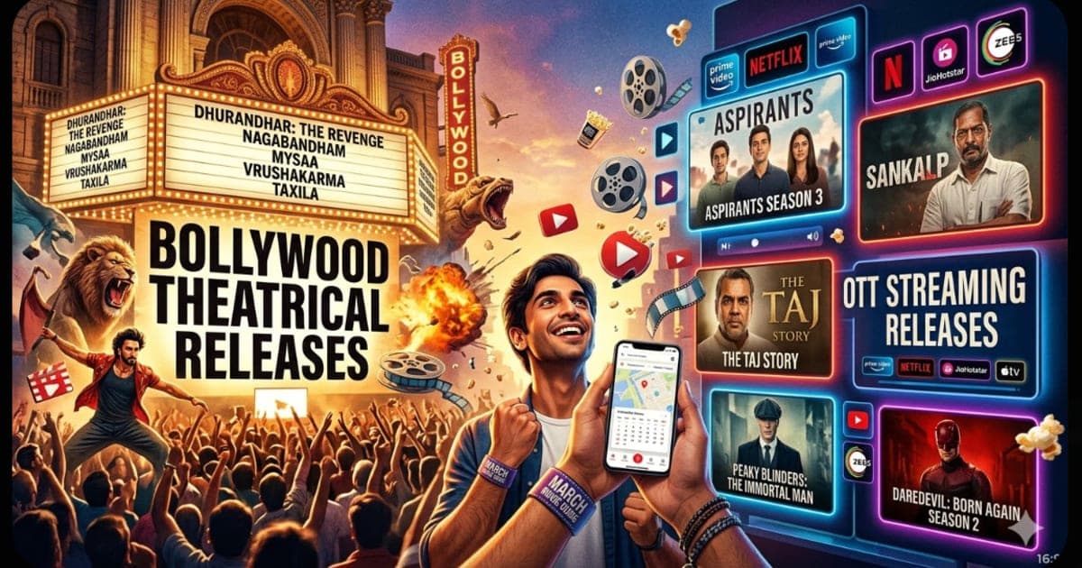 March 2026 Movies & OTT Releases: Dhurandhar, Aspirants S3, Peaky Blinders & More