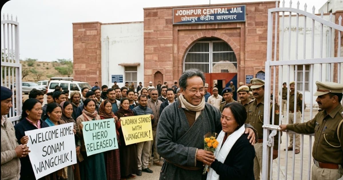 Sonam Wangchuk Released From Jodhpur Jail March 14 2026 — NSA Revoked, Ladakh Demands – Politics