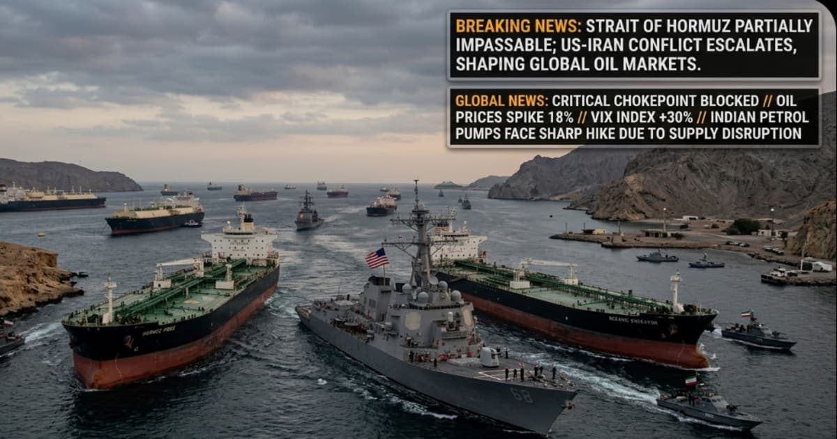 Strait of Hormuz Crisis Explained — Why It's Raising Petrol and LPG Prices in India