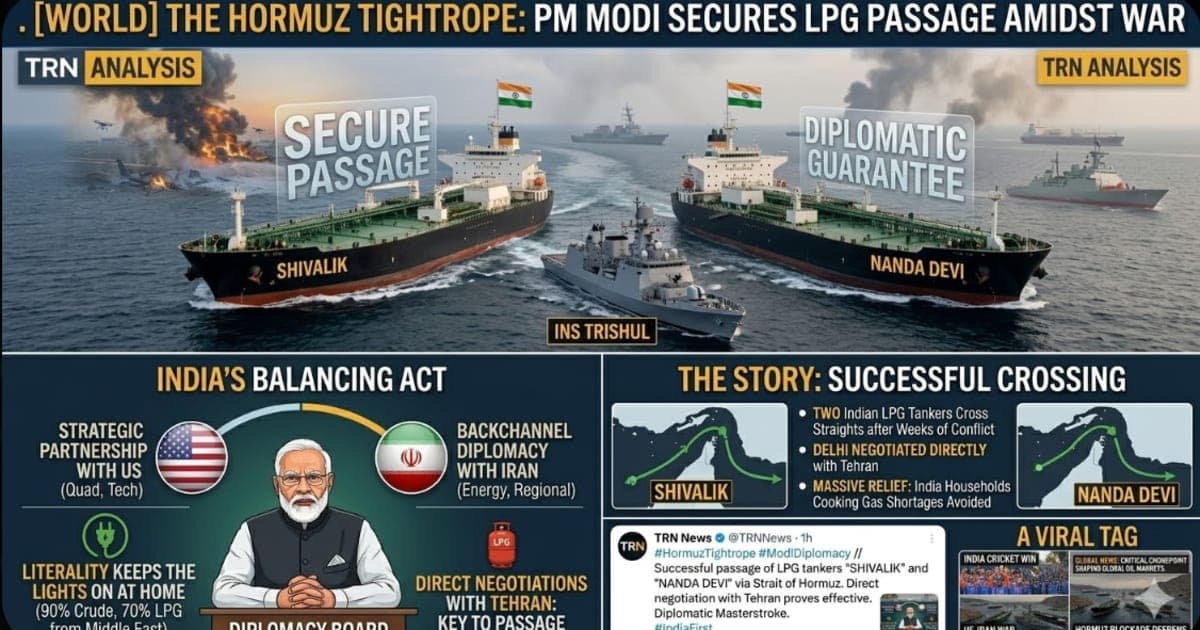Shivalik Nanda Devi Cross Hormuz — India Iran LPG Diplomacy Explained, Modi Jaishankar