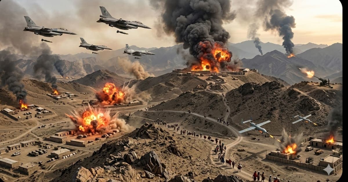 Pakistan Strikes Kabul Kandahar Khost March 16 — Taliban Drones Hit Kohat, Border War Escalates