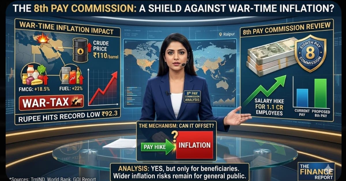 8th Pay Commission 2026 vs War-Time Inflation — Will the Salary Hike Beat Rising Fuel and LPG Prices?