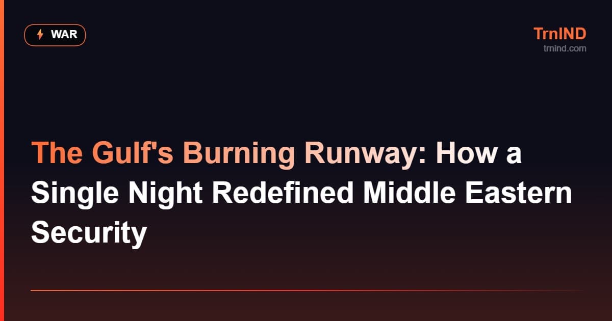 The Gulf's Burning Runway: How a Single Night Redefined Middle Eastern Security