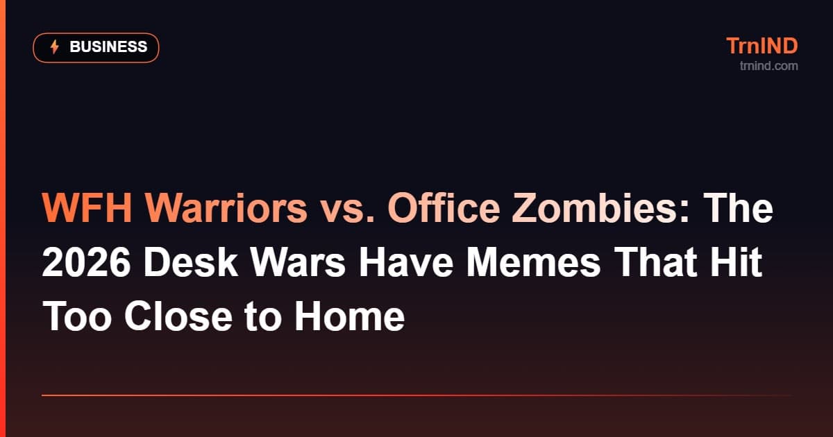 WFH Warriors vs. Office Zombies: The 2026 Desk Wars Have Memes That Hit Too Close to Home