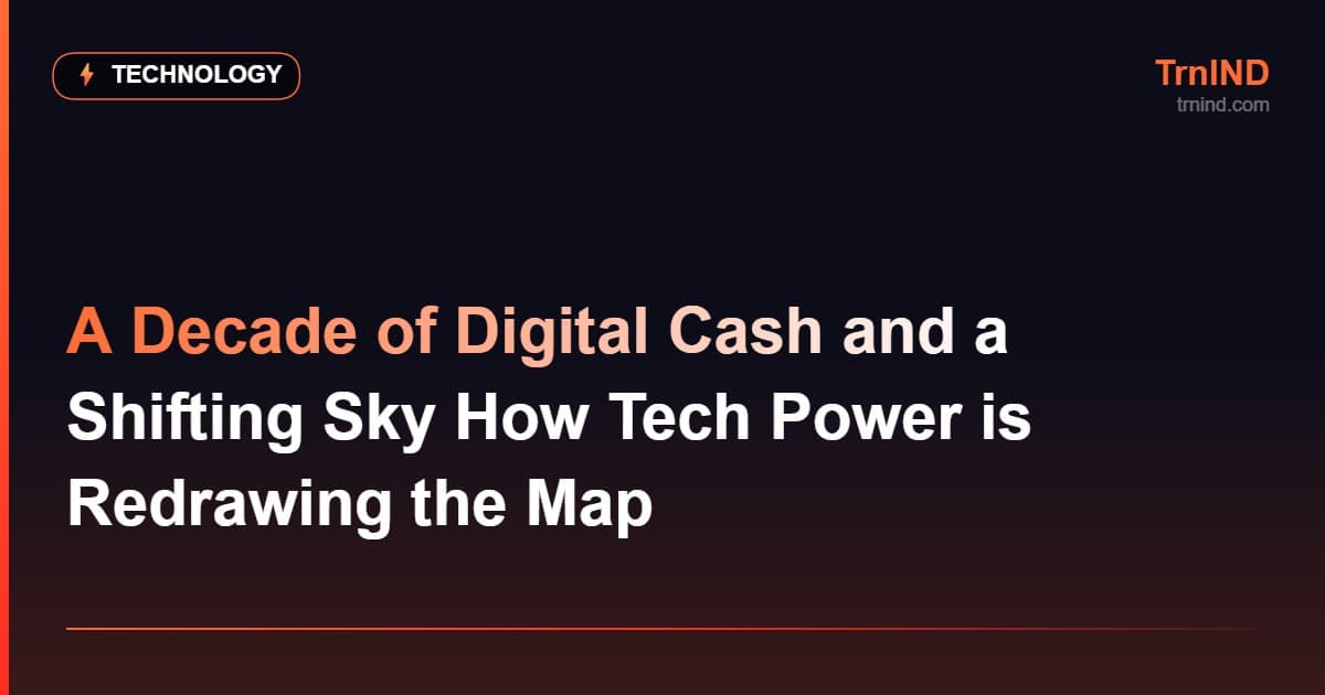 A Decade of Digital Cash and a Shifting Sky How Tech Power is Redrawing the Map