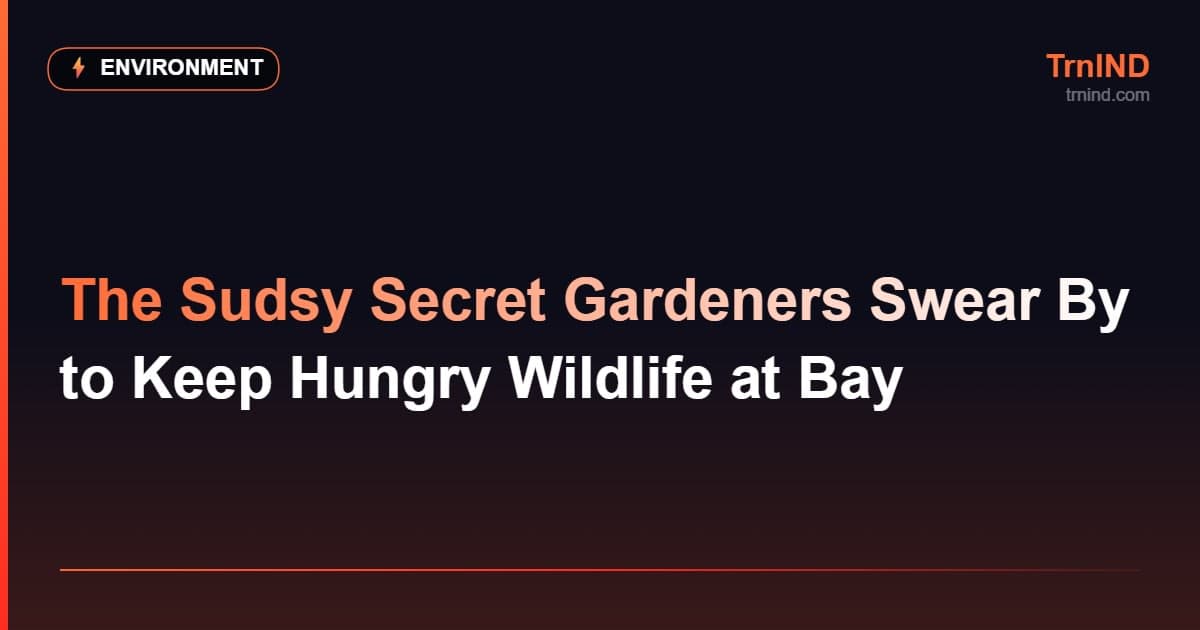 The Sudsy Secret Gardeners Swear By to Keep Hungry Wildlife at Bay