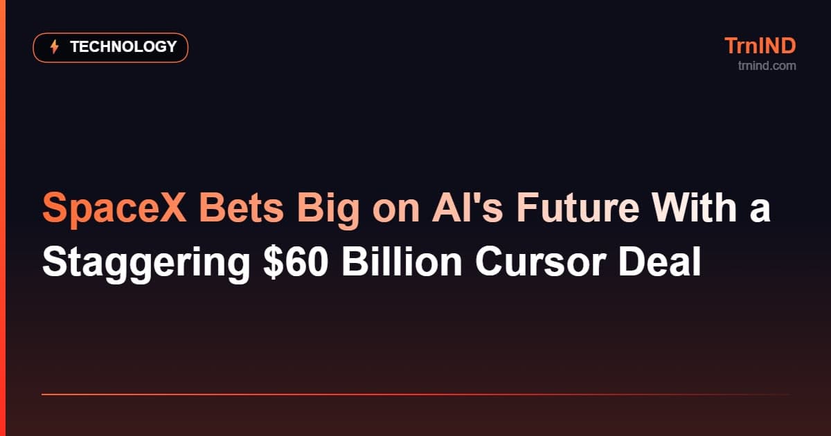 SpaceX Bets Big on AI's Future With a Staggering $60 Billion Cursor Deal – Technology