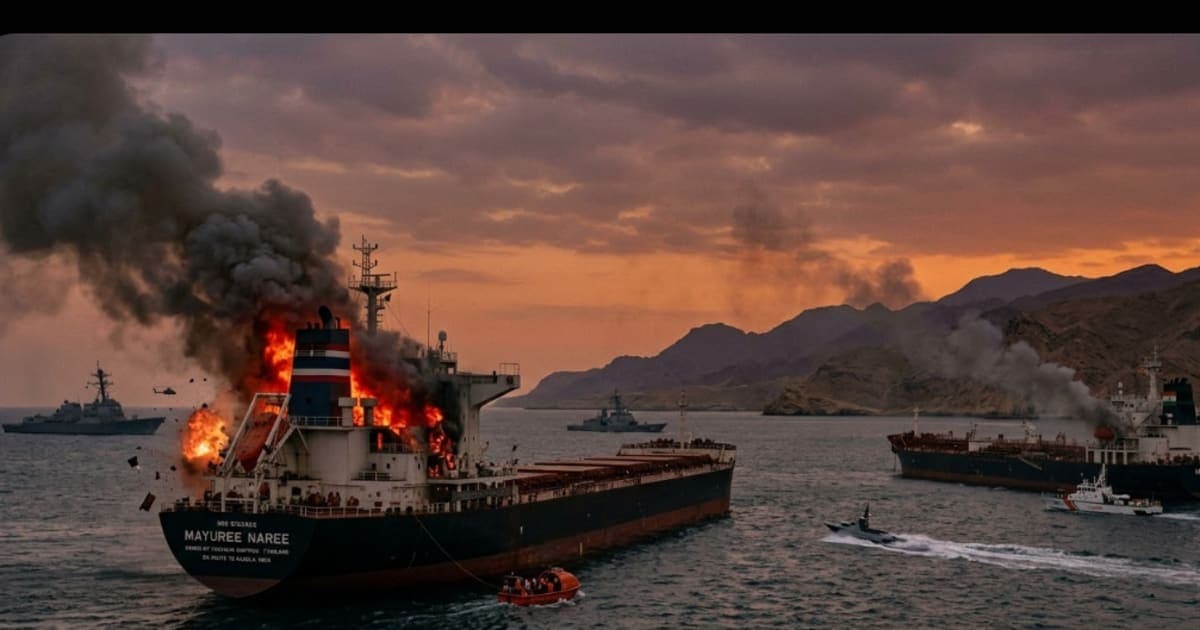 Indian Sailors Killed in Gulf Attacks March 2026 — Mayuree Naree, MKD VYOM, Strait of Hormuz – War