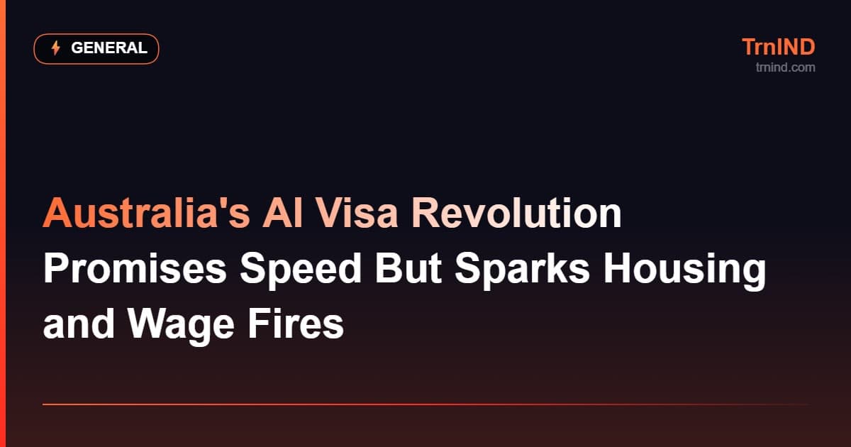 Australia's AI Visa Revolution Promises Speed But Sparks Housing and Wage Fires