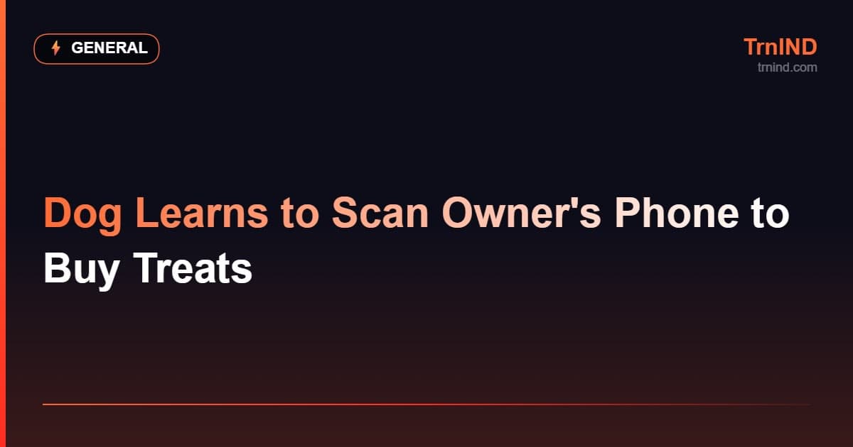 Dog Learns to Scan Owner's Phone to Buy Treats – General